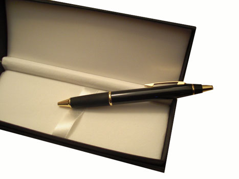 Penna Sfera "nero/oro"