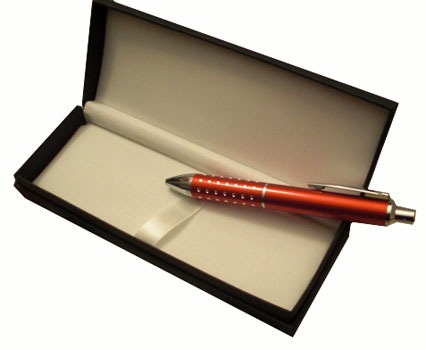 Penna Sfera "alluminio rossa"