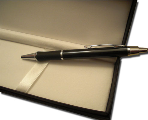 Penna Sfera "scatto nero"