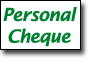 Personal Cheques Accepted